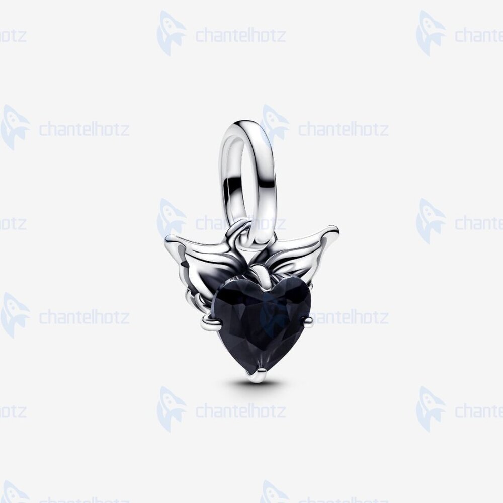 Pandora Winged Heart Mini Dangle Charm